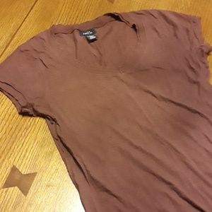 🐙EUC - Rue21 Brown T Shirt - Size Large